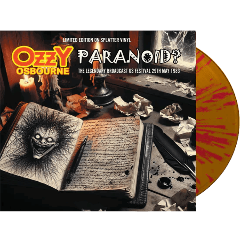 Ozzy Osbourne - Paranoid? US Festival '83 (Limited Edition Import, Orange & Red Splatter Vinyl) (LP) - Joco Records