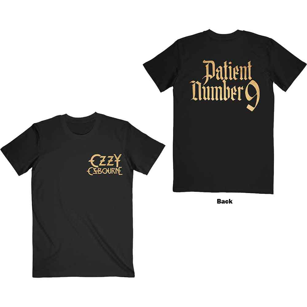 Ozzy Osbourne - Patient No. 9 Gold Logo (T-Shirt) - Joco Records