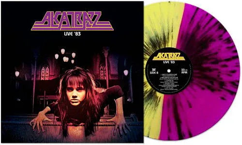 Alcatrazz - Live '83 - YELLOW/ PURPLE SPLIT  (Vinyl) - Joco Records