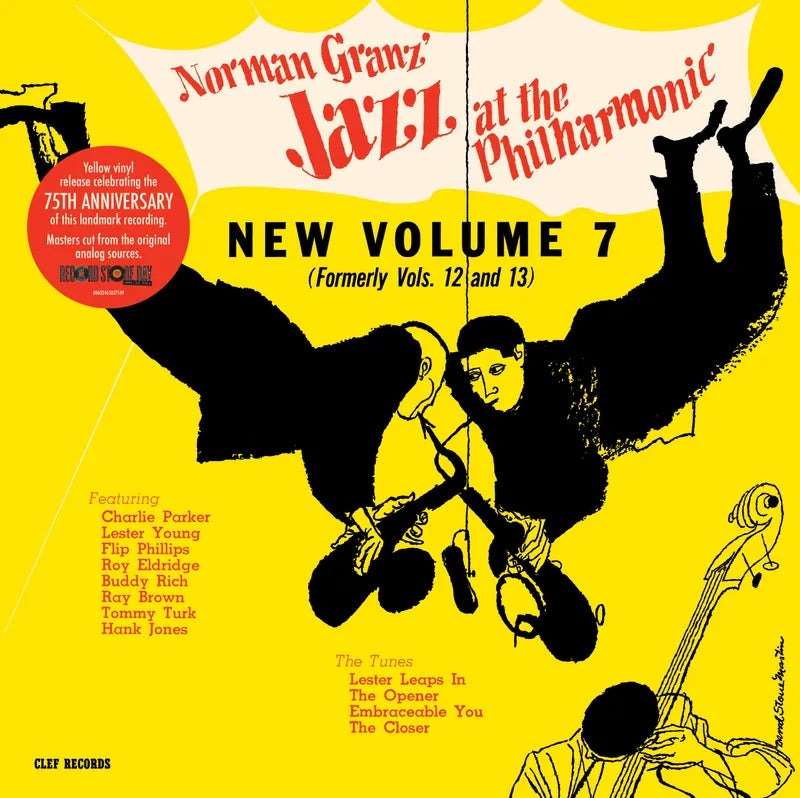 Norman Granz' Jazz At The Philharmonic - New Volume 7 (RSD 4.2024 Exclusive, Yellow Vinyl) (LP) - Joco Records