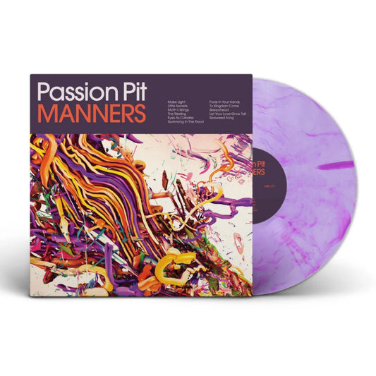 Passion Pit - Manners (Anniversary Edition, Lavender Vinyl) (LP) - Joco Records