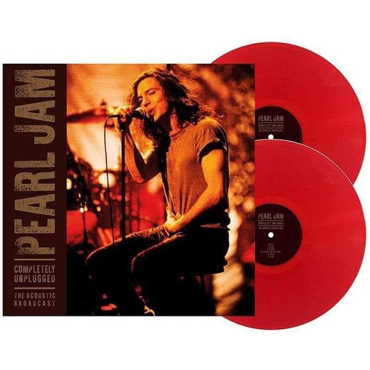 Pearl Jam - Completely Unplugged (Limited Edition Import, Gatefold, 140 Gram, Red Color) (2 LP) - Joco Records