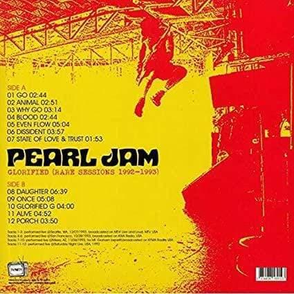 Pearl Jam - Glorified (Rare Sessions 1992-1993) (Import)  (Vinyl) - Joco Records