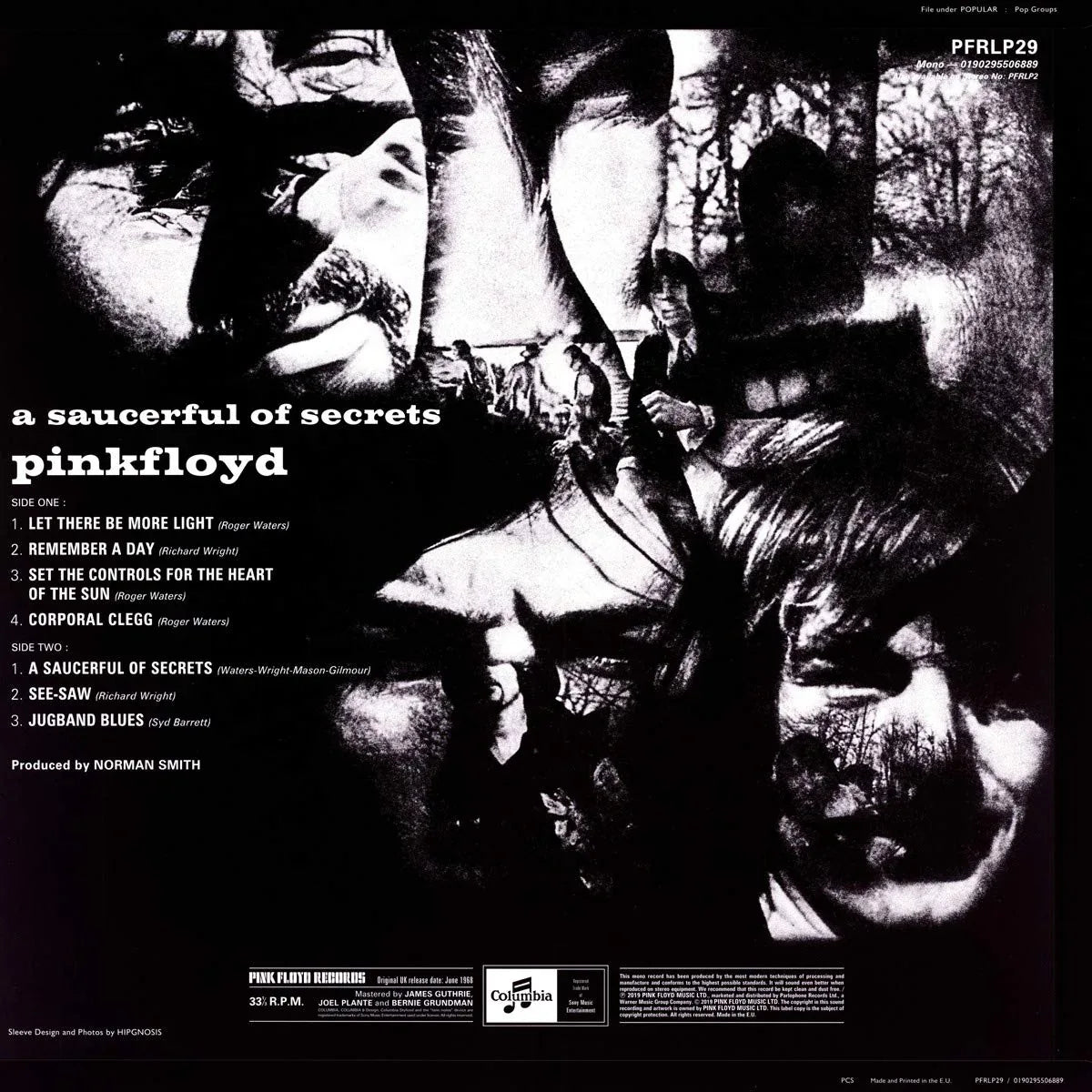 Pink Floyd - A Saucerful Of Secrets (Remastered, Mono, 180 Gram) (LP) - Joco Records