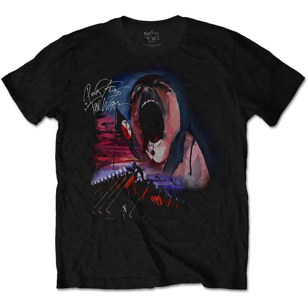 Pink Floyd - The Wall Scream & Hammers Tee (T-Shirt) - Joco Records
