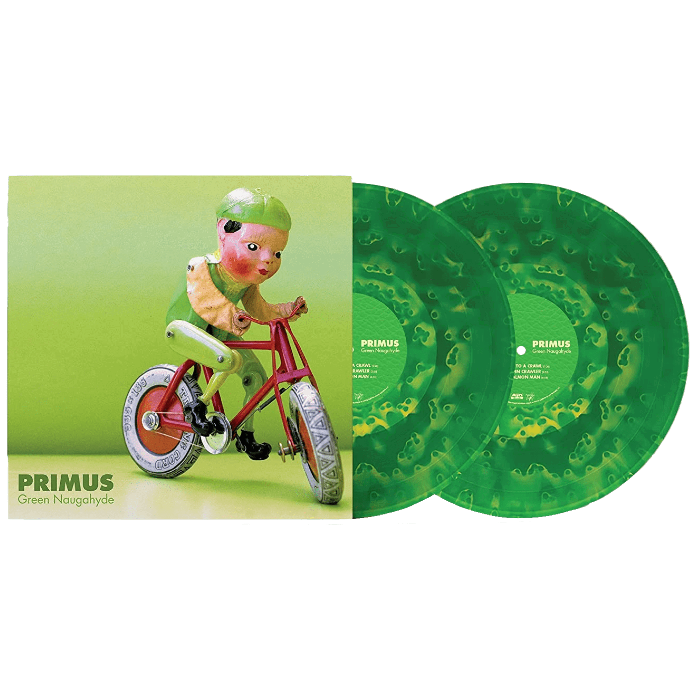 Primus - Green Naugahyde (10th Anniversary Deluxe Edition, Ghostly Green Vinyl) (2 LP) - Joco Records