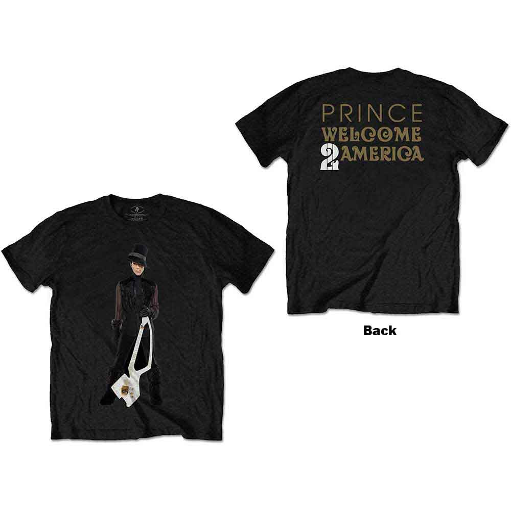 Prince - W2A White Guitar (T-Shirt) - Joco Records