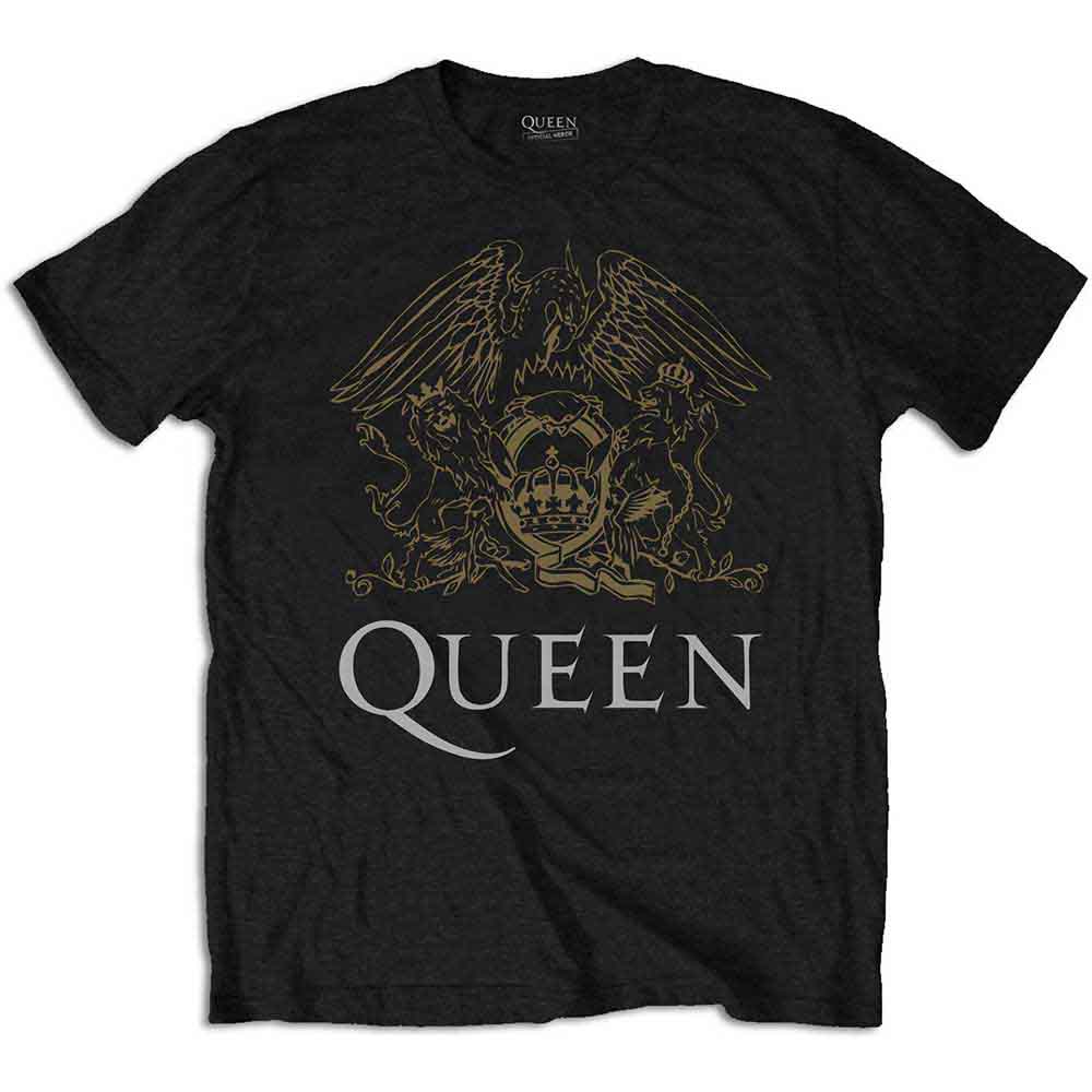 Queen - Band Crest Logo -Shirt (T-Shirt) - Joco Records