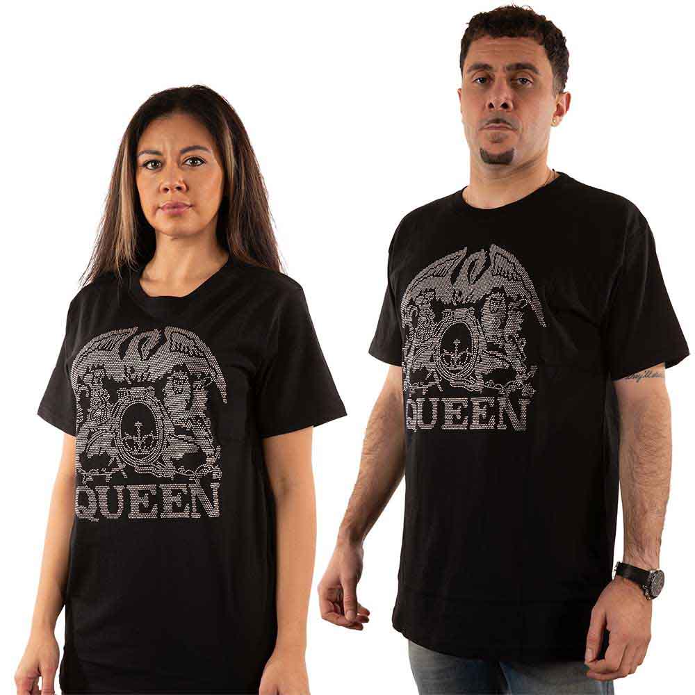 Queen - Band Crest Tee (T-Shirt) - Joco Records