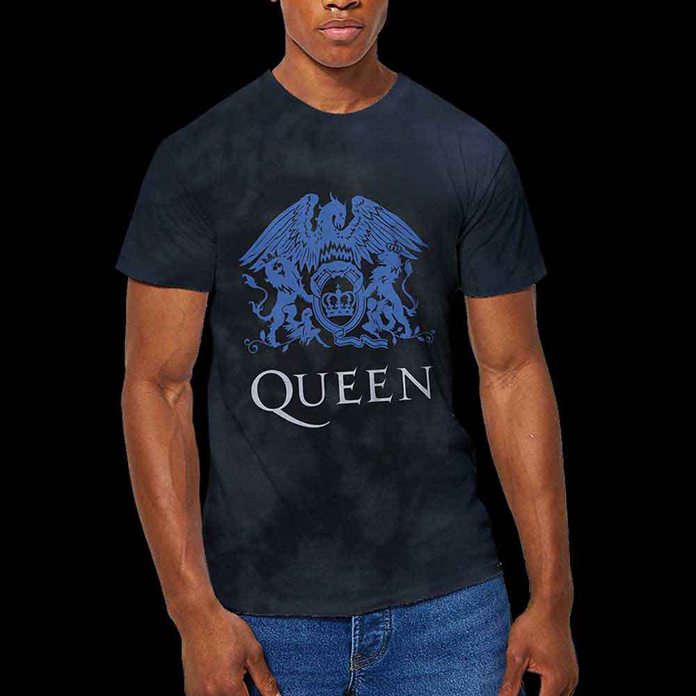 Queen - Blue Crest (T-Shirt) - Joco Records