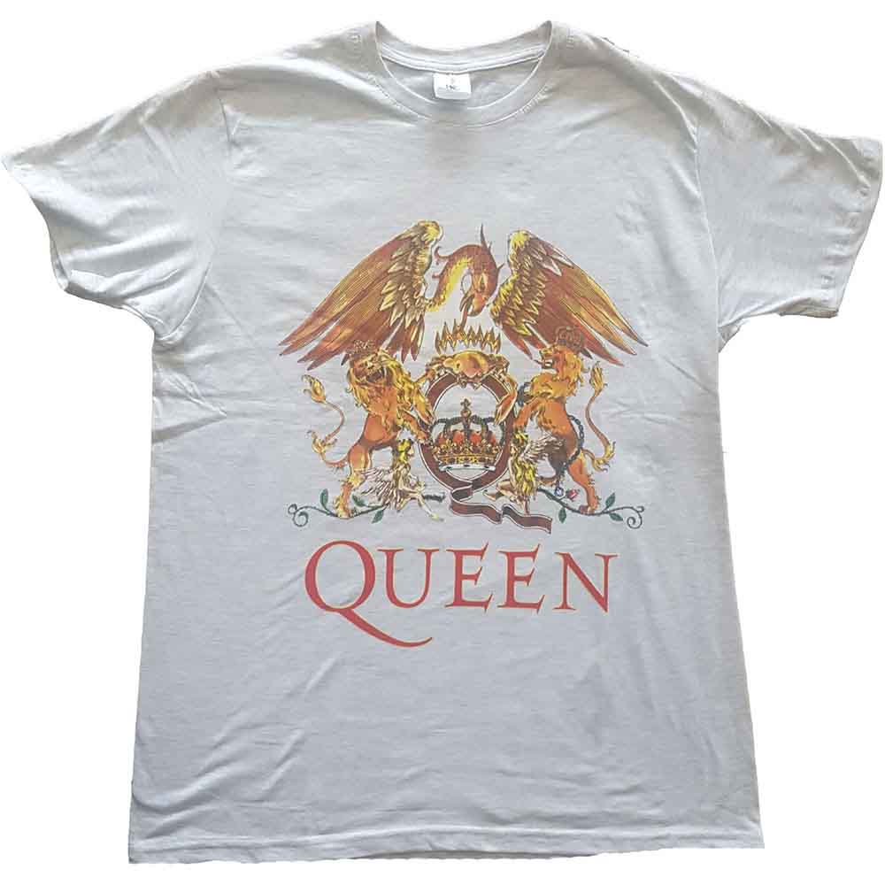 Queen - Classic Band Crest (T-Shirt) - Joco Records