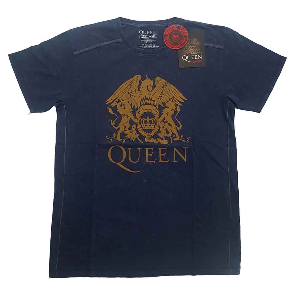 Queen - Icon Crest Design (T-Shirt) - Joco Records