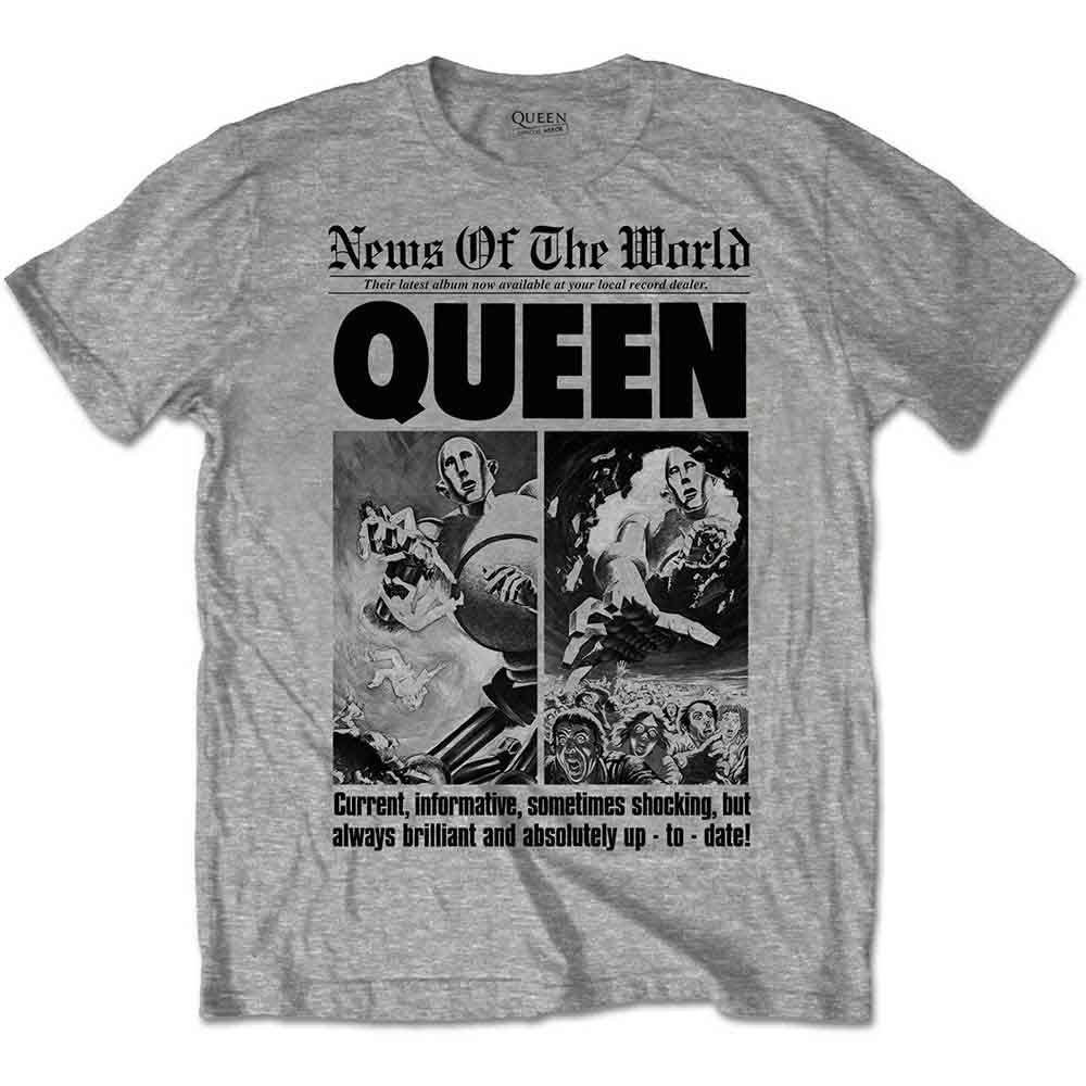 Queen - News of the World 40th Front Page (T-Shirt) - Joco Records