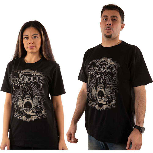 Queen - Ornate Crest (T-Shirt) - Joco Records