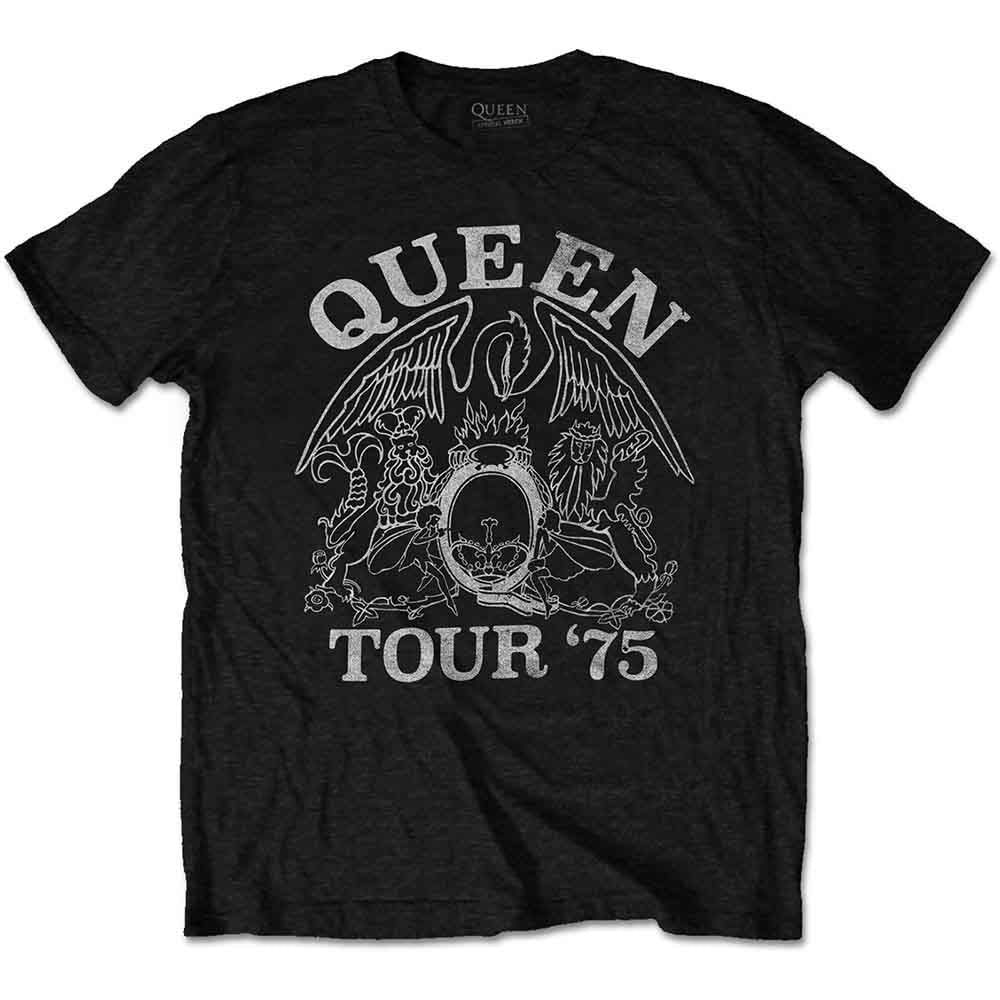 Queen - Tour '75 (T-Shirt) - Joco Records