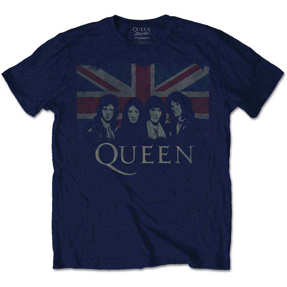 Queen - Vintage Union Jack (T-Shirt) - Joco Records