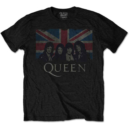 Queen - Vintage Union Jack (T-Shirt) - Joco Records