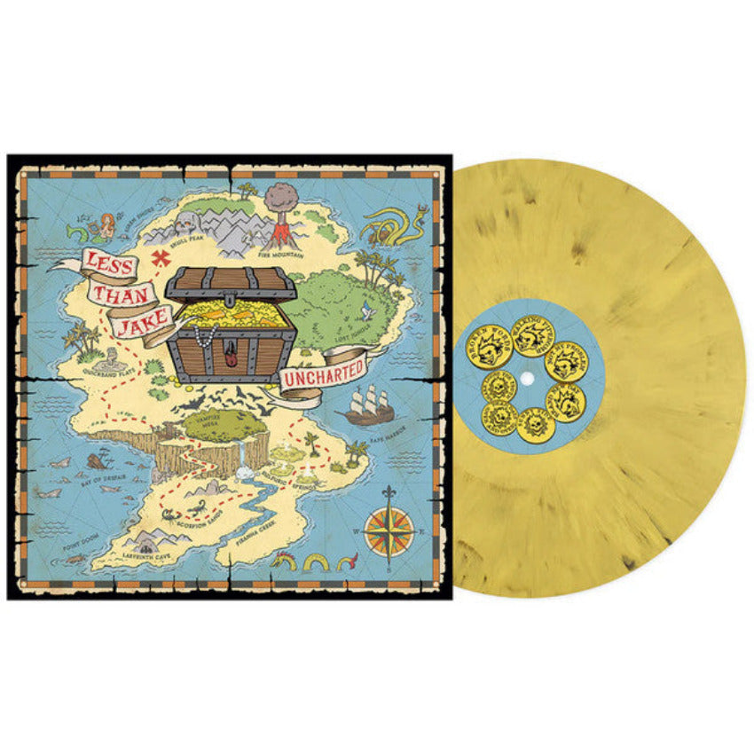 Less Than Jake - Uncharted (Limited Edition, Yellow Marble Vinyl) (LP)