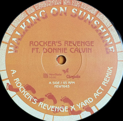 Rocker's Revenge Feat. Donnie Calvin - Walking On Sunshine (Remixes) (12" Vinyl)