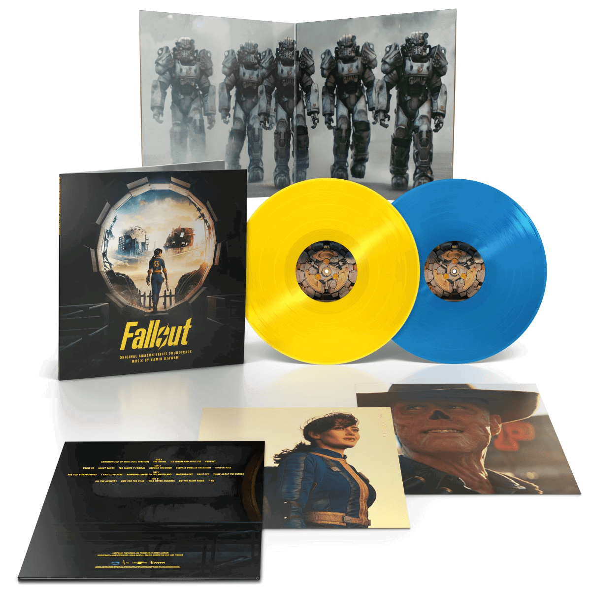 Ramin Djawadi - Fallout - Original Amazon Series Soundtrack (Limited Edition, Color Vinyl, Blue, Yellow) (2 LP) - Joco Records