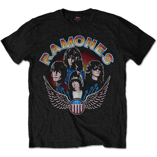 Ramones - Vintage Wings Photo (T-Shirt) - Joco Records