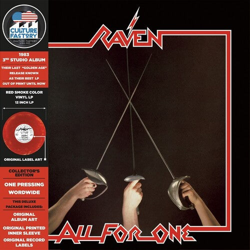 Raven - All For One (Color Vinyl, Red & Black Smoke)