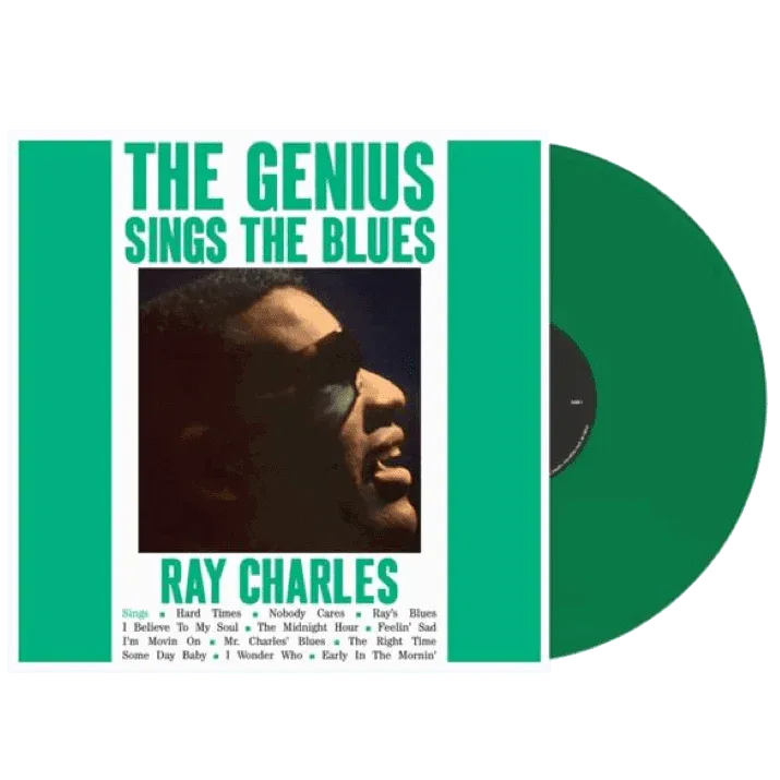 Ray Charles - The Genius Sings The Blues (Limited Edition Import, Green Color Vinyl) (LP) - Joco Records