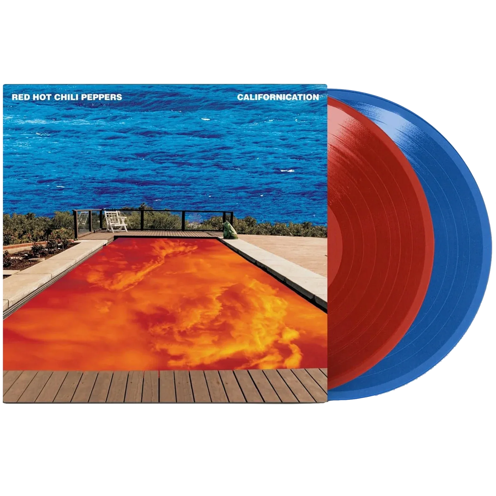 Red Hot Chili Pepper - Californication (Limited Edition, 25th Anniversary, Red & Blue Vinyl) (2 LP) - Joco Records