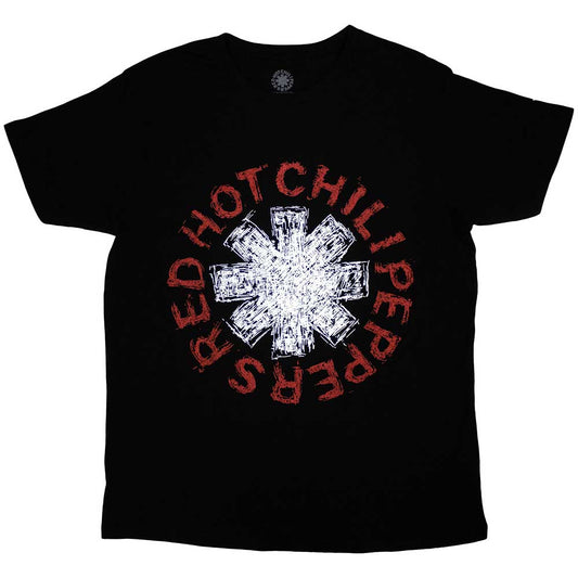 Red Hot Chili Peppers - Scribble Asterisk Tee (T-Shirt) - Joco Records