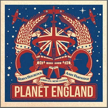 Robyn Hitchcock & Andy Partridge - Planet England (10", Single, EP)  (Vinyl) - Joco Records