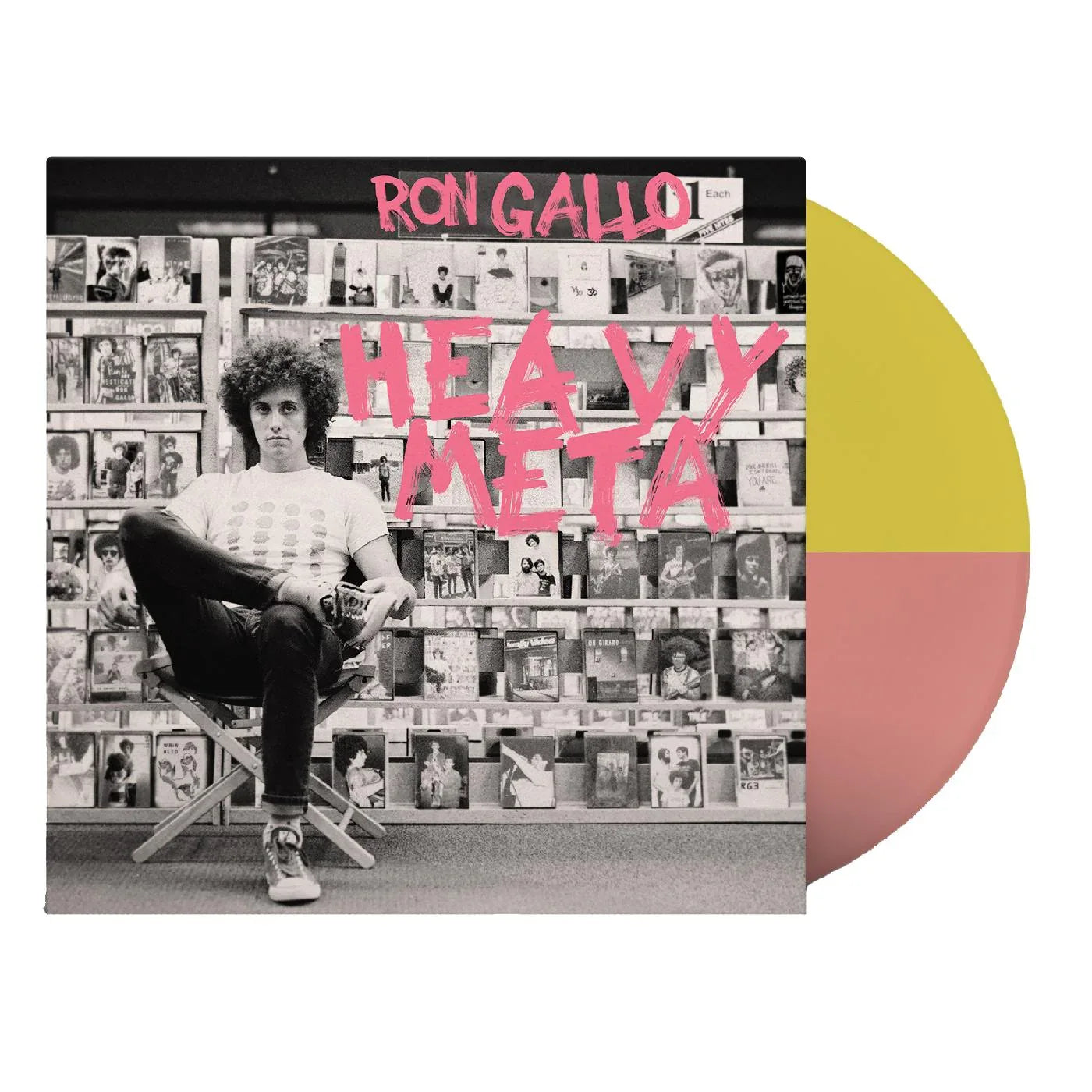 Ron Gallo - Heavy Meta (YELLOW & PINK SPLIT COLOR VINYL) - Joco Records