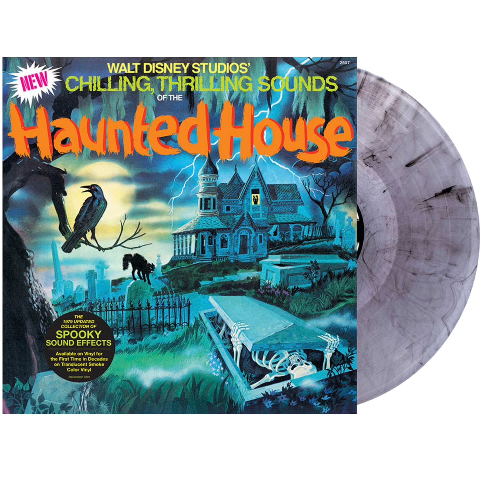 Walt Disney - Chilling, Thrilling Sounds of the Haunted House (Clear Smoke Vinyl) (LP) - Joco Records