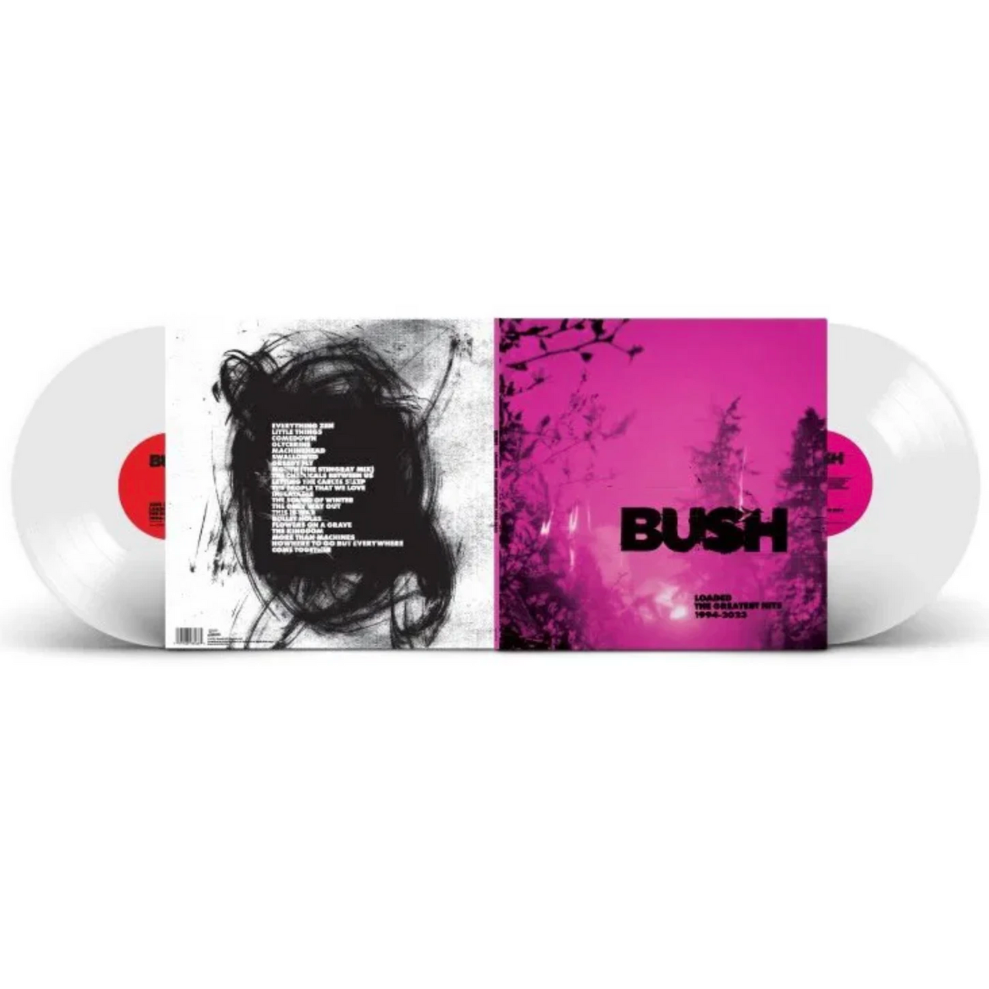 Bush - Loaded: The Greatest Hits 1994-2023 (Limited Edition Import, Cloudy Clear Vinyl) (2 LP)