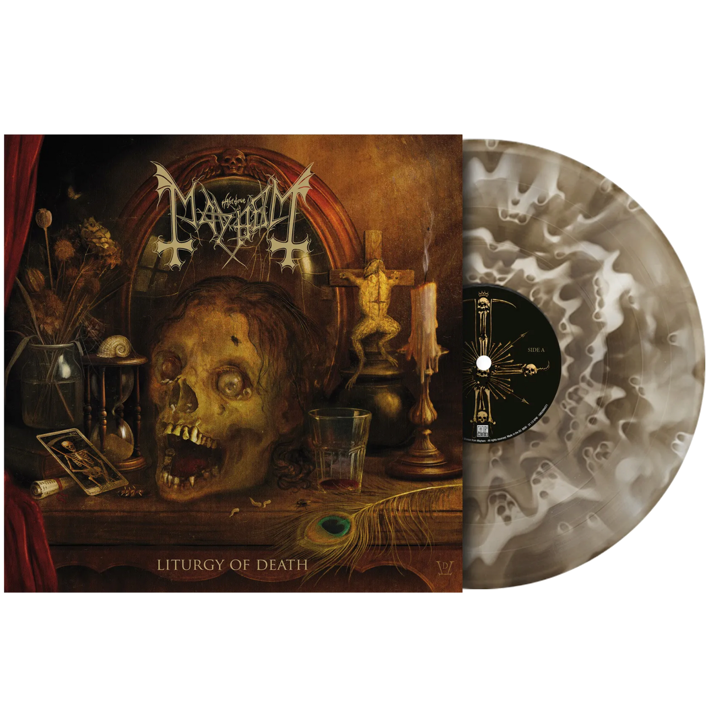 Mayhem - Liturgy Of Death (Indie Exclusive, Black Ice Ghost Vinyl) (LP)