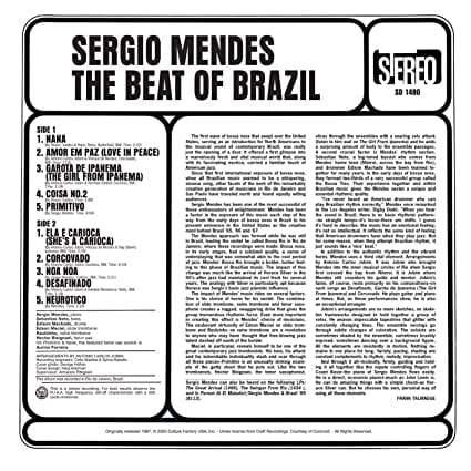 Sergio Mendes - The Beat Of Brazil (Limited Edition, Blue & Yellow Vinyl) (LP) - Joco Records