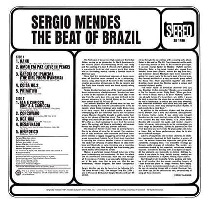 Sergio Mendes - The Beat Of Brazil (Limited Edition, Blue & Yellow Vinyl) (LP) - Joco Records