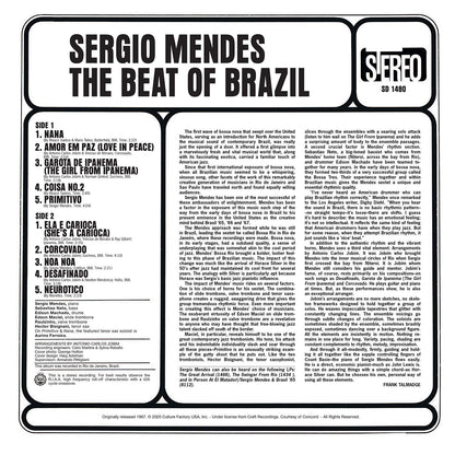 Sergio Mendes - The Beat Of Brazil (Limited Edition, Blue & Yellow Vinyl) (LP) - Joco Records