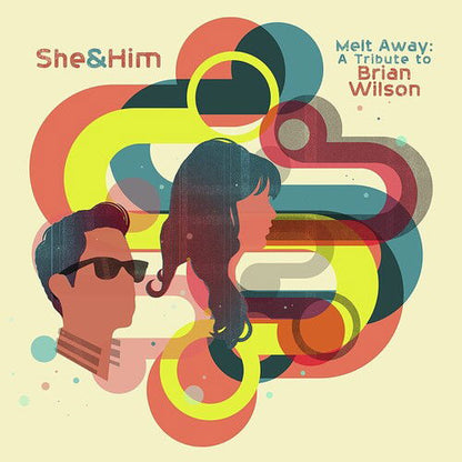 She & Him - Melt Away: A Tribute To Brian Wilson (Limited Edition, Orange Marble Color Vinyl) - Joco Records
