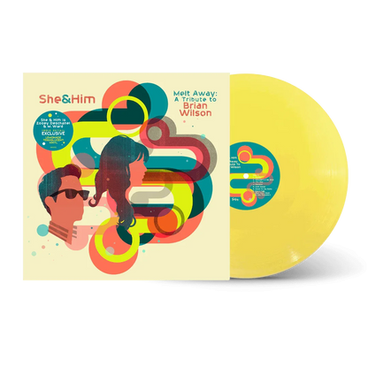 She & Him - Melt Away: A Tribute To Brian Wilson (Limited Edition, Translucent Lemonade Color Vinyl, Indie Exclusive) - Joco Records