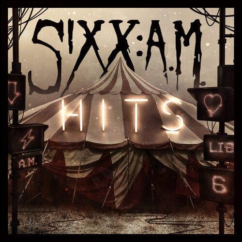 Sixx: A.M. - Hits (Translucent Red with Black Smoke Vinyl) (Color Vinyl, Red, Black, 180 Gram Vinyl) (2 LP) - Joco Records