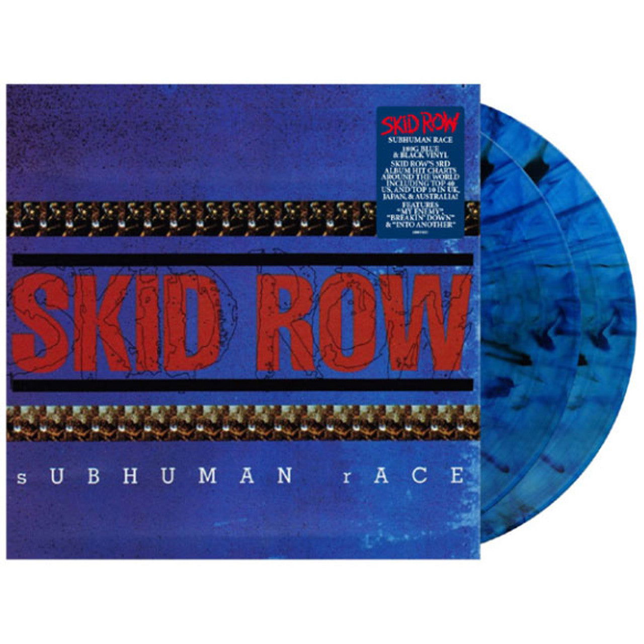 Skid Row - Subhuman Race (Limited Edition, Blue & Black Marble) (2 LP) - Joco Records