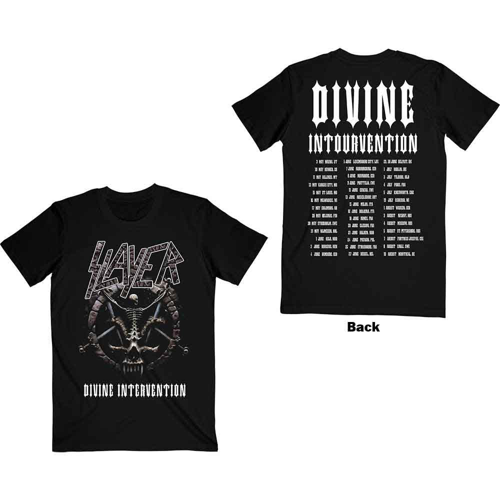 Slayer - Divine Intervention - 2014 Dates Tee (T-Shirt) - Joco Records