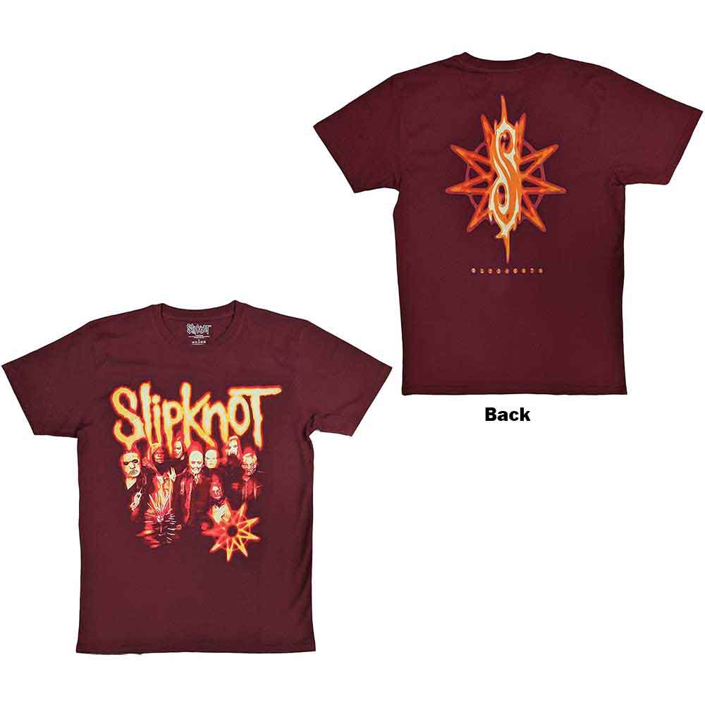 Slipknot - The End So Far Group Photo Tribal S Nonogram (T-Shirt) - Joco Records