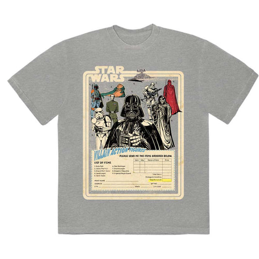Star Wars - Villain Action Figures (T-Shirt) - Joco Records