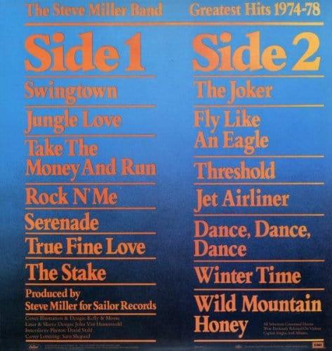 Steve Miller Band - Greatest Hits 1974-78 (Limited Edition, Remastered, 180 Gram) (LP) - Joco Records