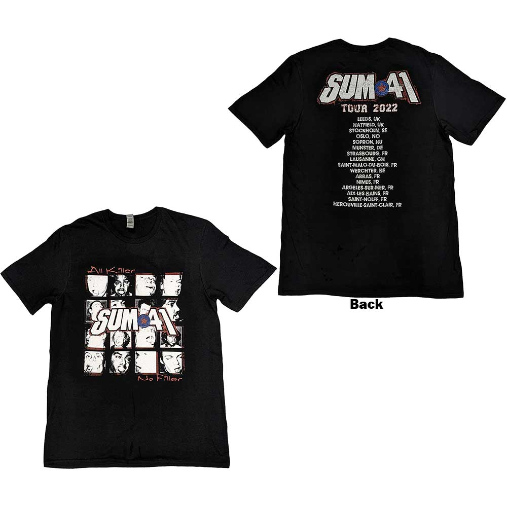 Sum 41 - Aknf Grid European Tour 2022 (T-Shirt) - Joco Records
