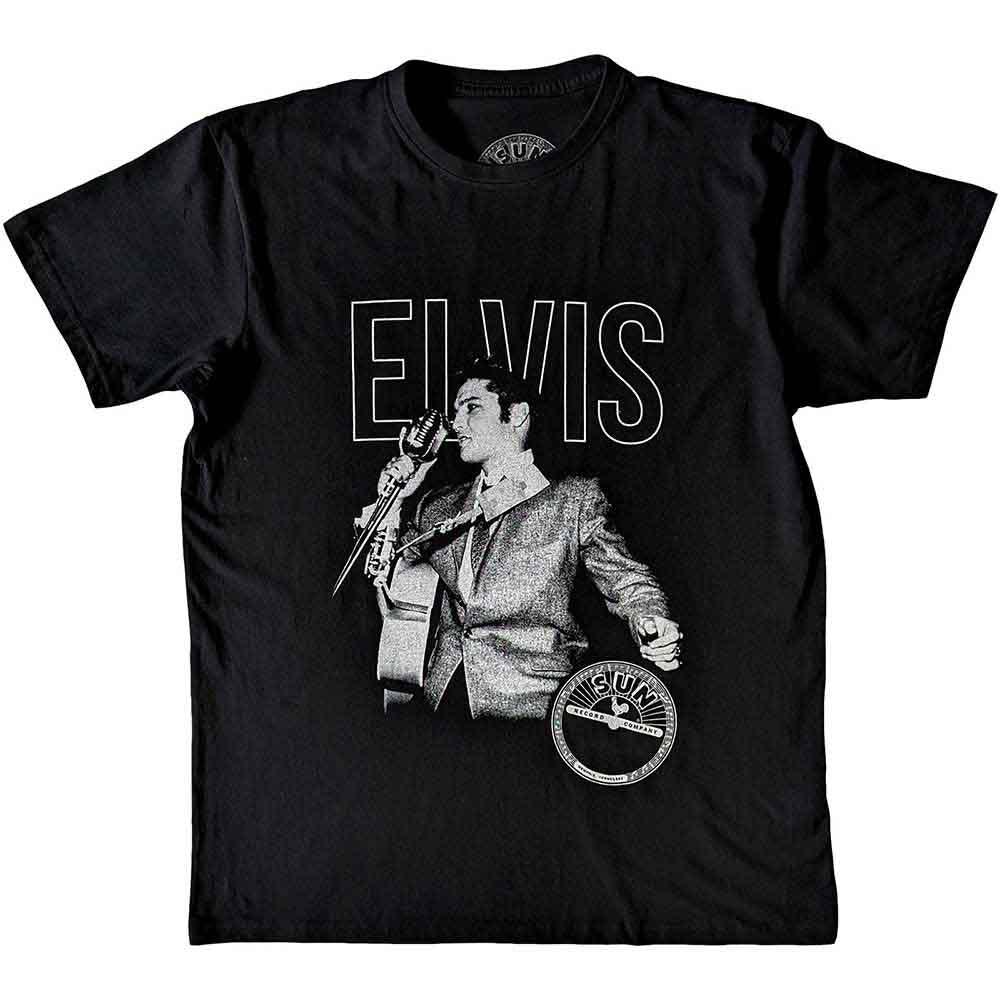 Sun Records - Elvis Live Portrait (T-Shirt) - Joco Records