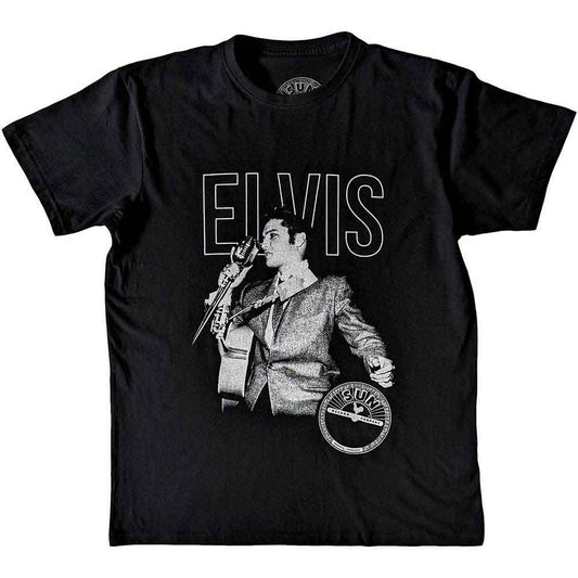 Sun Records - Elvis Live Portrait (T-Shirt) - Joco Records