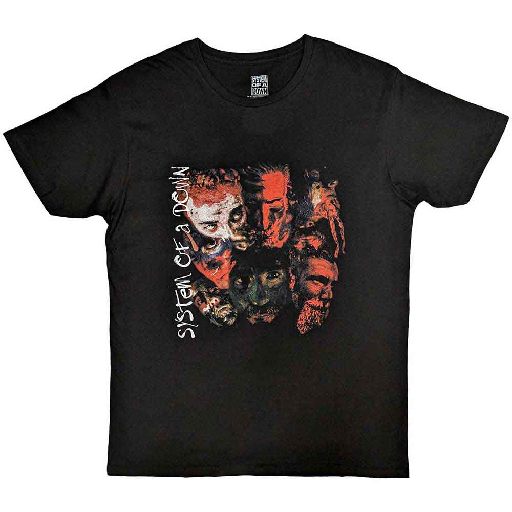 System Of A Down - Painted Faces (T-Shirt) - Joco Records