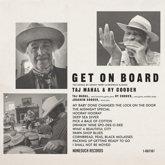 Taj Mahal & Ry Cooder - Get On Board (LP) - Joco Records